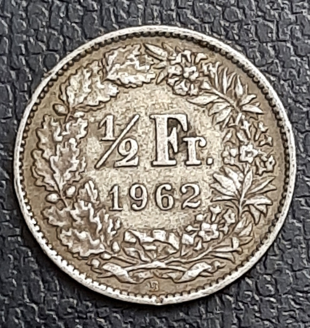 1 2 Franc Switzerland 1875 1967 tezbid