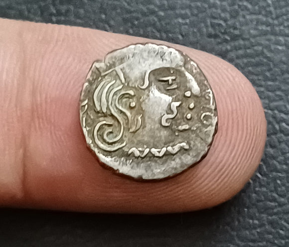 Silver, Drachma, Gupta Empire, Garuda