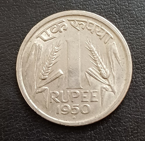 1 Rupee, 1950, India